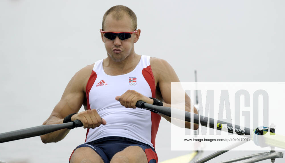 BEIJING 20080811 Rowing, men s single sculls Olaf Tufte, Norway, made it to the semi final BEIJING CHINA