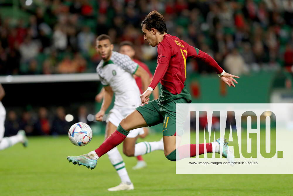 Portugal v Nigeria - International Friendly, Länderspiel, Nationalmannschaft Football Match Joao Felix of Portugal in action during the friendly football match between Portugal and Nigeria, at the Alvalade stadium in Lisbon, Portugal, on November 17, 2022, ahead of the Qatar 2022 World Cup. Lisbon Portugal