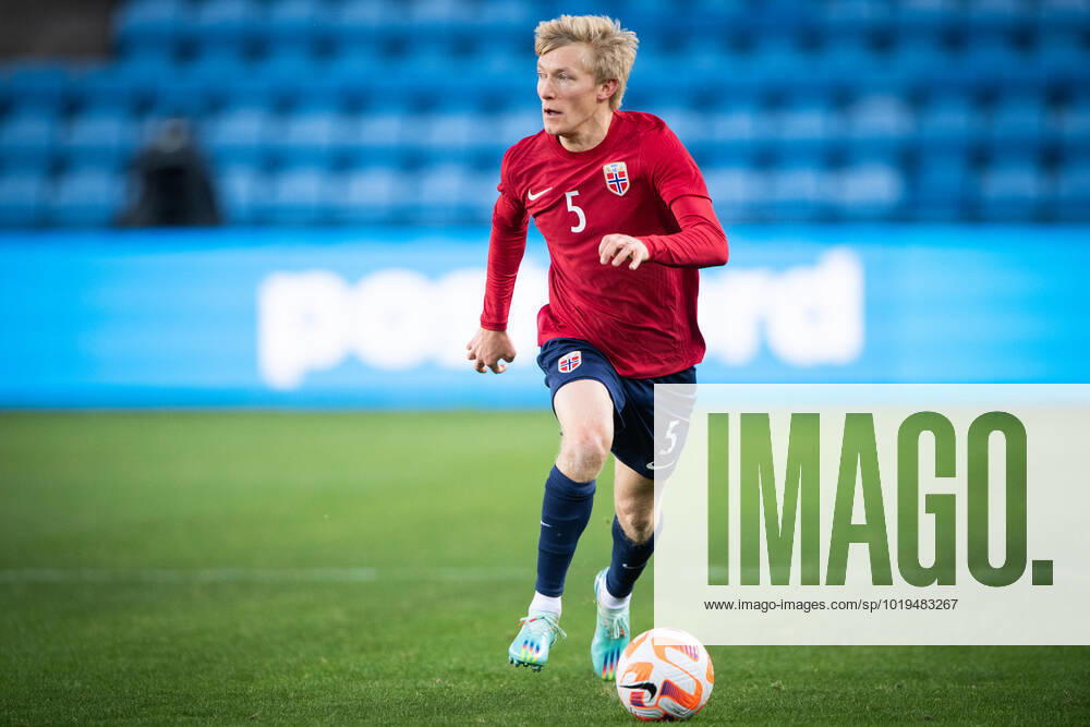 Norway v Finland, football friendly, Oslo, Norway Oslo, Norway. 20th, November 2022. Birger Meling (5) of Norway seen during the football friendly match between Norway and Finland at Ullevaal Stadion in Oslo. Oslo Norway