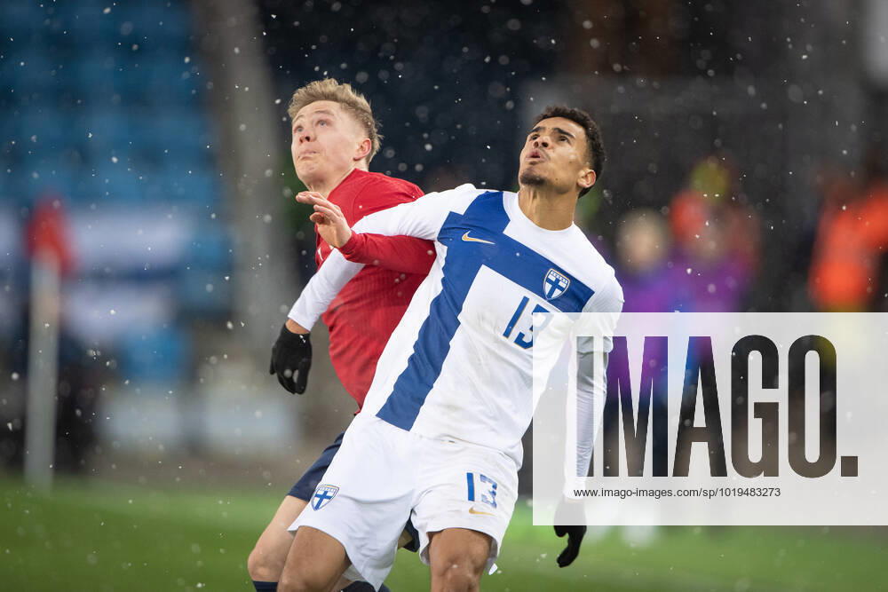 Norway v Finland, football friendly, Oslo, Norway Oslo, Norway. 20th, November 2022. Pyry Soiri (13) of Finland seen during the football friendly match between Norway and Finland at Ullevaal Stadion in Oslo. Oslo Norway