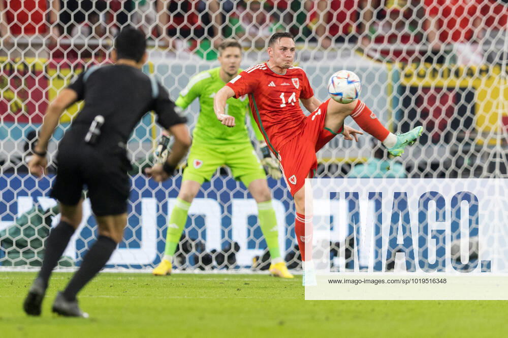 USA v Wales: Group B - FIFA World Cup, WM, Weltmeisterschaft, Fussball Qatar 2022 Matt Turner , Luca De La Torre during the World Cup match between USA v Wales, in Doha, Qatar, on November 21, 2022. Doha Qatar