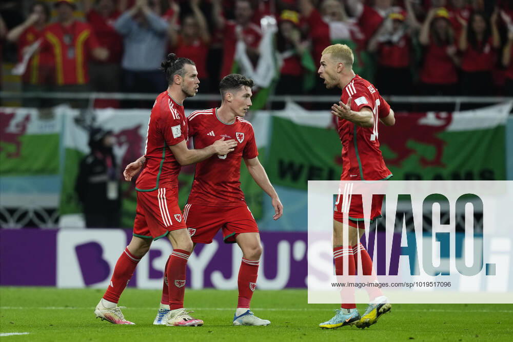 USA v Wales: Group B - FIFA World Cup, WM, Weltmeisterschaft, Fussball Qatar 2022 Gareth Bale Right Winger of Wales and Los Angeles FC in action during the FIFA World Cup Qatar 2022 Group B match between USA and Wales at Ahmad Bin Ali Stadium on November 21, 2022 in Doha, Qatar. Doha Qatar