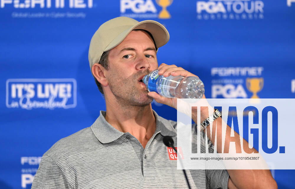 PGA, Golf Herren CHAMPIONSHIP PRESSERS, Adam Scott is seen during a press conference, PK, Pressekonferenz ahead of the 2022 Australian PGA Championship, at Royal Queensland Golf Club in Brisbane, Tuesday, November 22, 2022. ( NO ARCHIVING, , NO USE IN BOOKS WITHOUT CONSENT BRISBANE QUEENSLAND AUSTRALIA