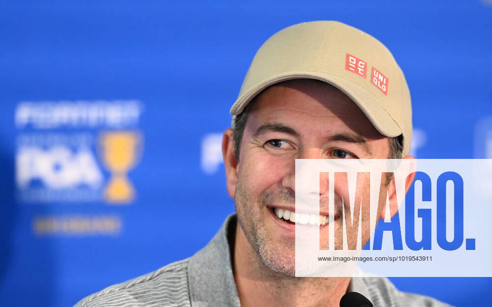 PGA, Golf Herren CHAMPIONSHIP PRESSERS, Adam Scott is seen during a press conference, PK, Pressekonferenz ahead of the 2022 Australian PGA Championship, at Royal Queensland Golf Club in Brisbane, Tuesday, November 22, 2022. ( NO ARCHIVING, , NO USE IN BOOKS WITHOUT CONSENT BRISBANE QUEENSLAND AUSTRALIA