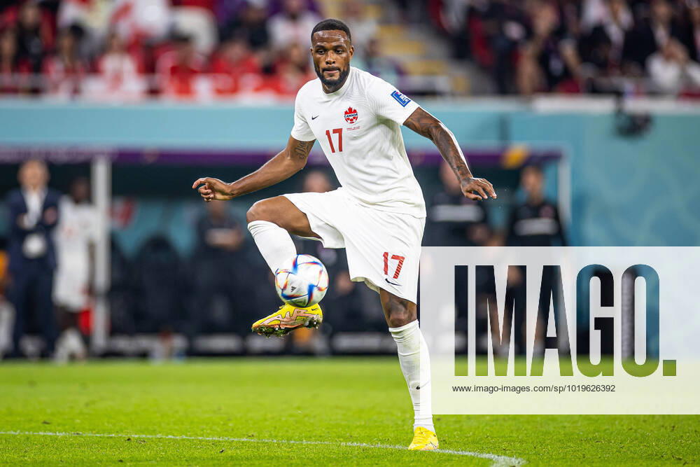 DOHA, KATAR, AHMAD BIN ALI STADIUM, PILKA NOZNA MISTRZOSTWA SWIATA W PILCE NOZNEJ KATAR 2022 ( FIFA World Cup, WM, Weltmeisterschaft, Fussball QATAR 2022 ) MECZ BELGIA - KANADA GAME BELGIUM - CANADA NZ CYLE LARIN FOTO LUKASZ SKWIOT CYFRASPORT NEWSPIX.PL --- Newspix.pl 20221123CSLS190