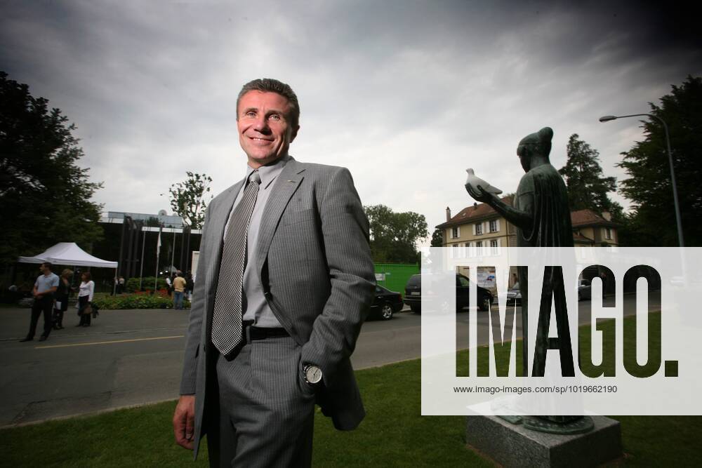 LAUSANNE 20060622 Sergei Bubka, former pole vaulter who is now on the board of the International Olympic Committee and is also president of the committee of competitors LAUSANNE FRANCE FREEDOM