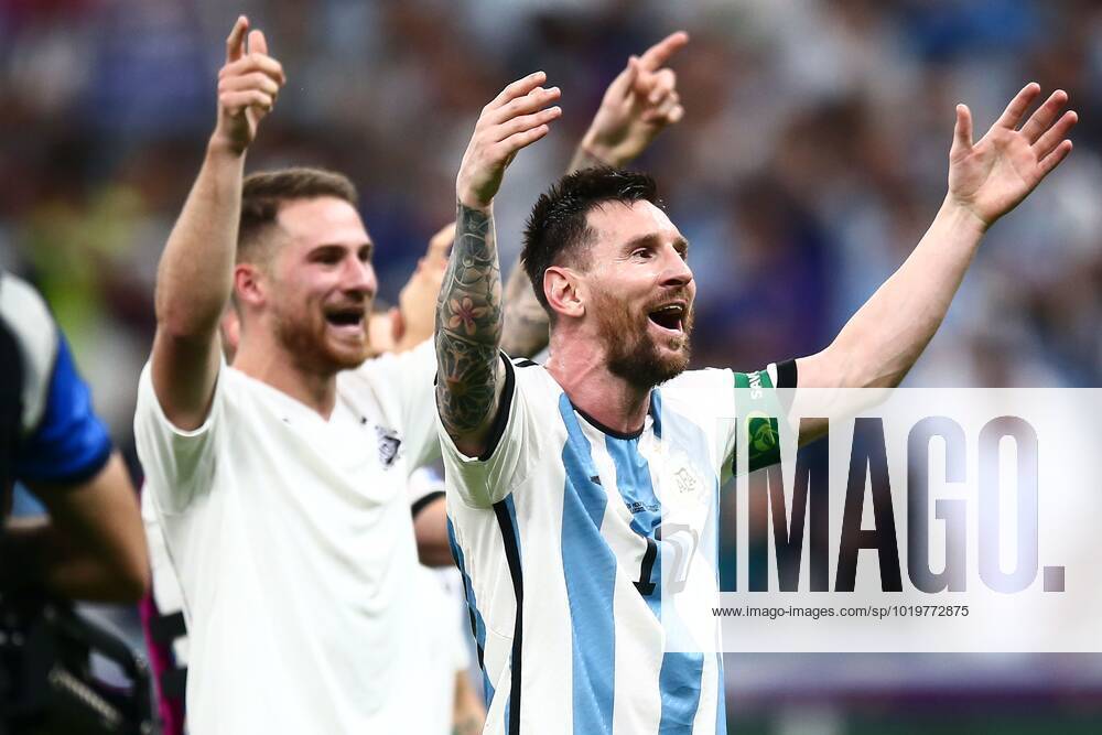 Mandatory Credit: Photo by Michael Zemanek Shutterstock (13634795cl) Lionel Messi of Argentina at full time Argentina v Mexico, FIFA World Cup, WM, Weltmeisterschaft, Fussball 2022, Group C, Football, Lusail Stadium, Al Daayen, Qatar - 26 Nov 2022 Editorial Use Only Argentina v Mexico, FIFA World Cup 2022, Group C, Football, Lusail Stadium, Al Daayen, Qatar - 26 Nov 2022 Editorial Use Only