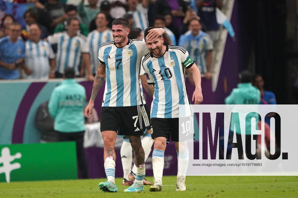 Football , FIFA World Cup 2022, Football World Cup Qatar 2022, GroupPhase, Group C , Argentina Mexico, 26 11 2022 , Luseil Stadium, Doha Qatar, Argentina Foto Chai von der Laage FIFA regulations prohibit any use of photographs as image sequences and or quasi video ,