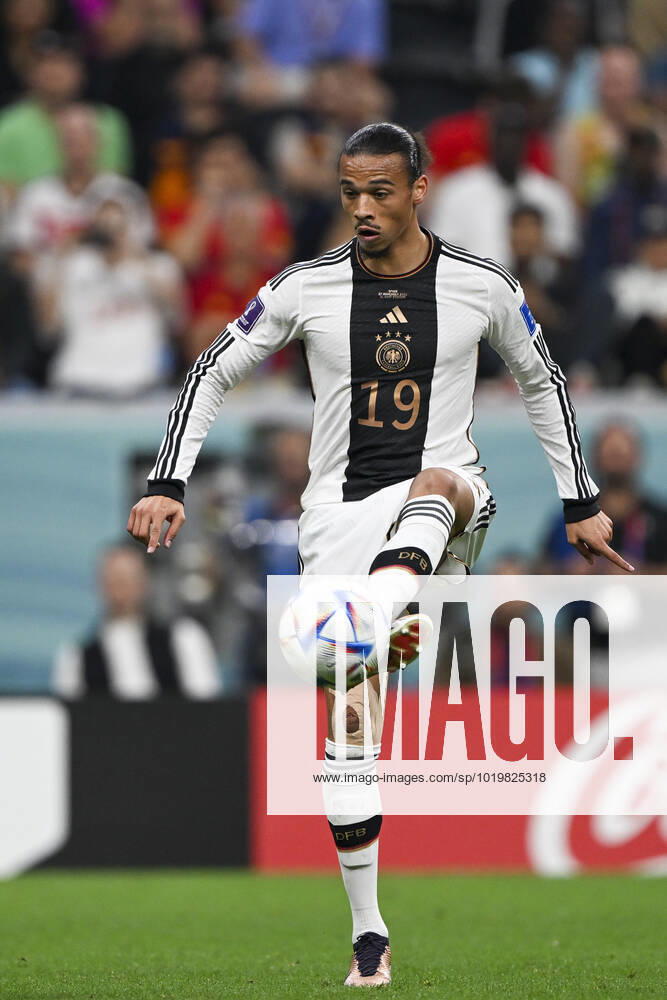 Spain vs germany AL-KHOR, AK - 27.11.2022: SPAIN VS GERMANY - Leroy Sané of Germany during a match between Spain and Germany, valid for the group stage of the World Cup, held at Al Bayt Stadium in Al-Khor, Qatar. (Photo: Richard Callis Fotoarena) x2300498x RichardxCallis