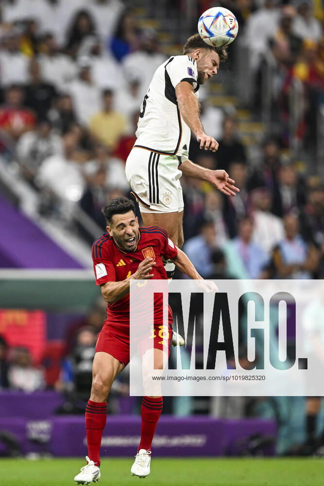 Spain vs germany AL-KHOR, AK - 27.11.2022: SPAIN VS GERMANY - Jordi Alba of Spain during the match between Spain and Germany, valid for the group stage of the World Cup, held at Al Bayt Stadium in Al-Khor, Qatar. (Photo: Richard Callis Fotoarena) x2300499x RichardxCallis