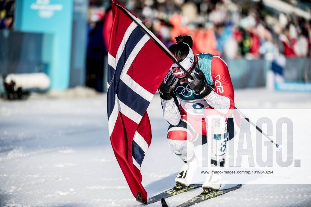 Marit Björgen, Norway, took gold at the 2018 Winter Olympics in Pyeongchang, South Korea Tremilen, längskidor 2018 02 25 c ORRE PONTUS Aftonbladet IBL Bildbyra EXPRESSEN OUT AFTONBLADET 85527 Stockholm Sweden ski