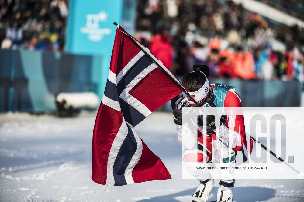Marit Björgen, Norway, took gold at the 2018 Winter Olympics in Pyeongchang, South Korea Tremilen, längskidor 2018 02 25 c ORRE PONTUS Aftonbladet IBL Bildbyra EXPRESSEN OUT AFTONBLADET 85527 Stockholm Sweden ski