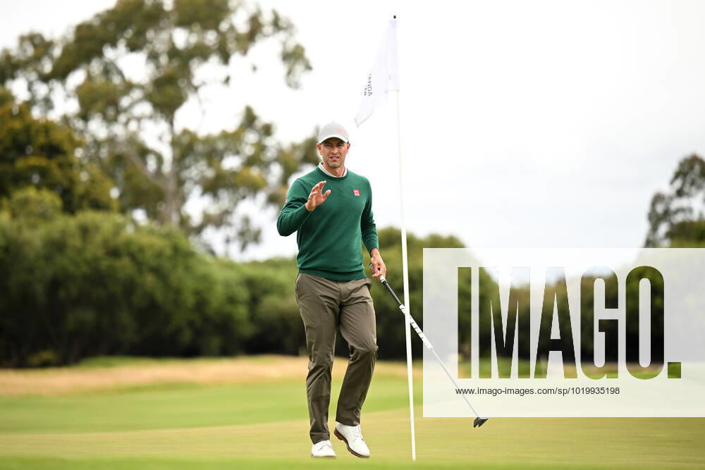 GOLF AUSTRALIAN OPEN, Adam Scott reacts during the ISPS Handa Australian Open 2022 golf tournament at the Kingston Heath Golf Club in Melbourne, Thursday, December 1, 2022. ( NO ARCHIVING, , NO USE IN BOOKS WITHOUT CONSENT MELBOURNE VICTORIA AUSTRALIA
