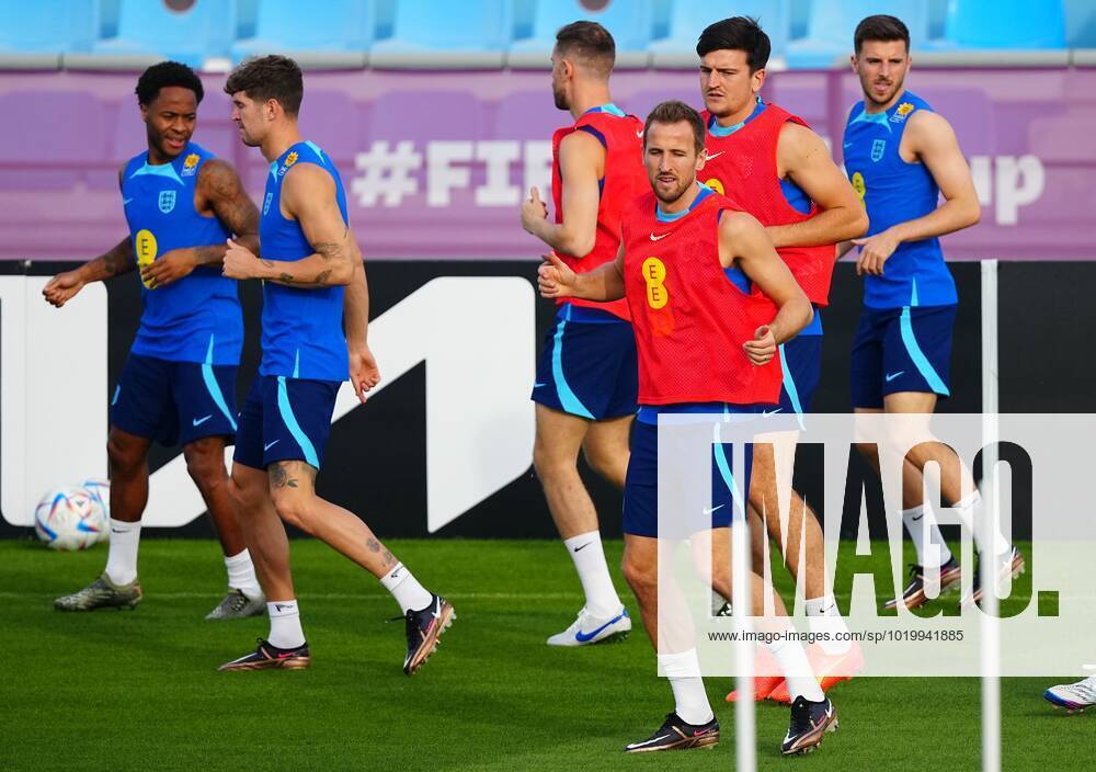 Mandatory Credit: Photo by Javier Garcia Shutterstock (13643375as) Harry Kane of England during training England Training, FIFA World Cup, WM, Weltmeisterschaft, Fussball 2022, Football, Al Wakrah Sports Complex, Al Wakrah, Qatar - 01 Dec 2022 Editorial Use Only England Training, FIFA World Cup 2022, Football, Al Wakrah Sports Complex, Al Wakrah, Qatar - 01 Dec 2022 Editorial Use Only