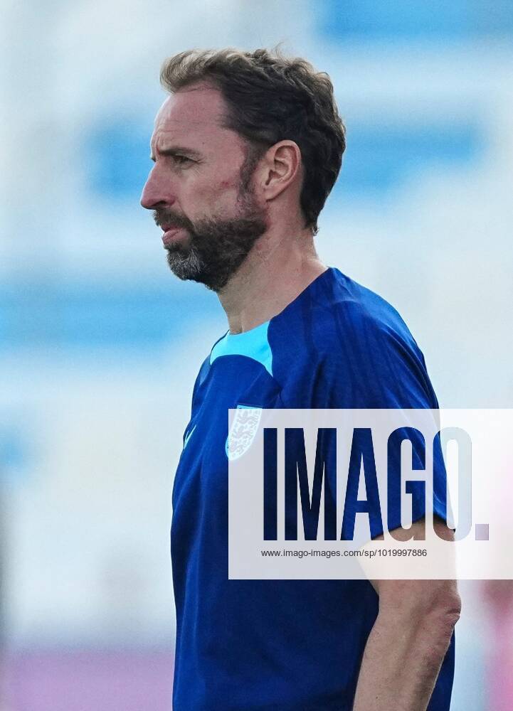 Mandatory Credit: Photo by Javier Garcia Shutterstock (13646877a) Gareth Southgate manager of England England Training, FIFA World Cup, WM, Weltmeisterschaft, Fussball 2022, Football, Al Wakrah Sports Complex, Al Wakrah, Qatar - 03 Dec 2022 Editorial Use Only England Training, FIFA World Cup 2022, Football, Al Wakrah Sports Complex, Al Wakrah, Qatar - 03 Dec 2022 Editorial Use Only