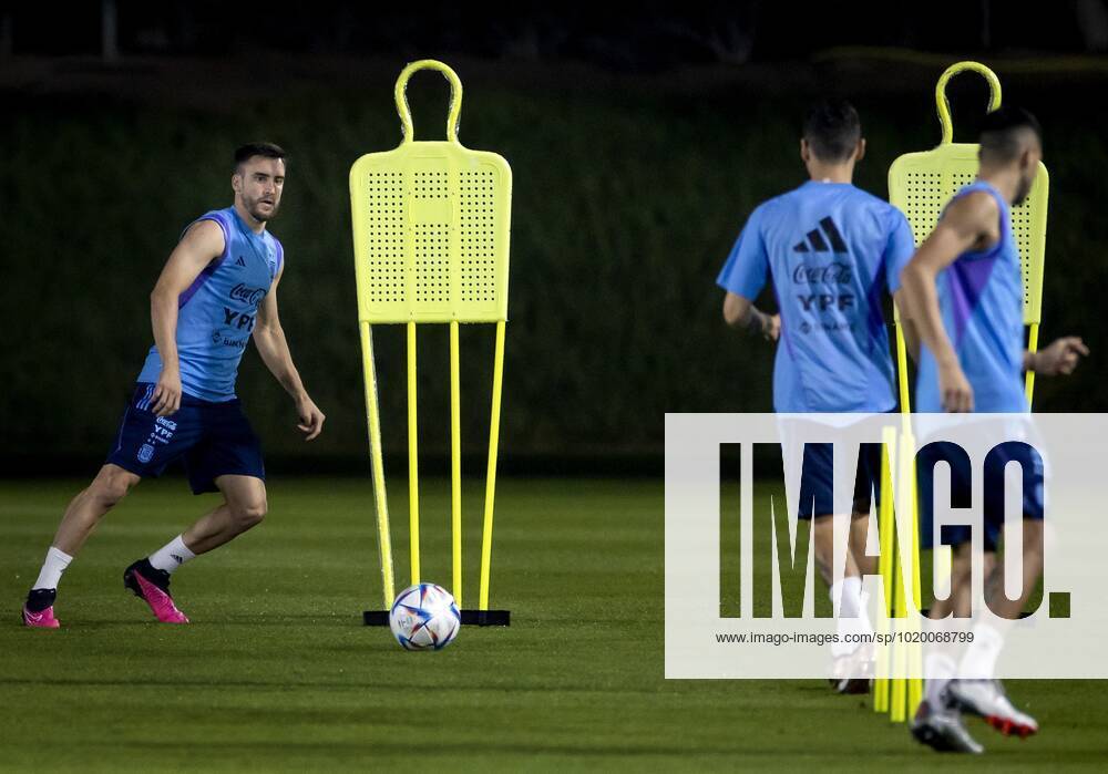DOHA Nicolas Tagliafico during a training session of the Argentina national team on December 5, 2022 in Doha, Qatar Argentina will meet the Dutch national team in the eighth final ANP KOEN VAN WEEL FIFA World Cup Qatar 2022 2022 ANPxSportx IVx 458921692 originalFilename: 458921692