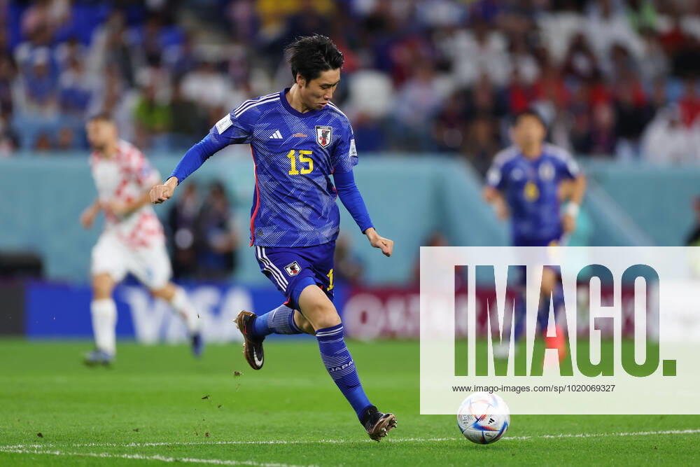 Daichi Kamada (JPN), DECEMBER 5, 2022 - Football Soccer : FIFA World Cup, WM, Weltmeisterschaft, Fussball Qatar 2022 round of 16 match between Japan - Croatia at Al Janoub Stadium in Al Wakrah, Qatar. (205585981)