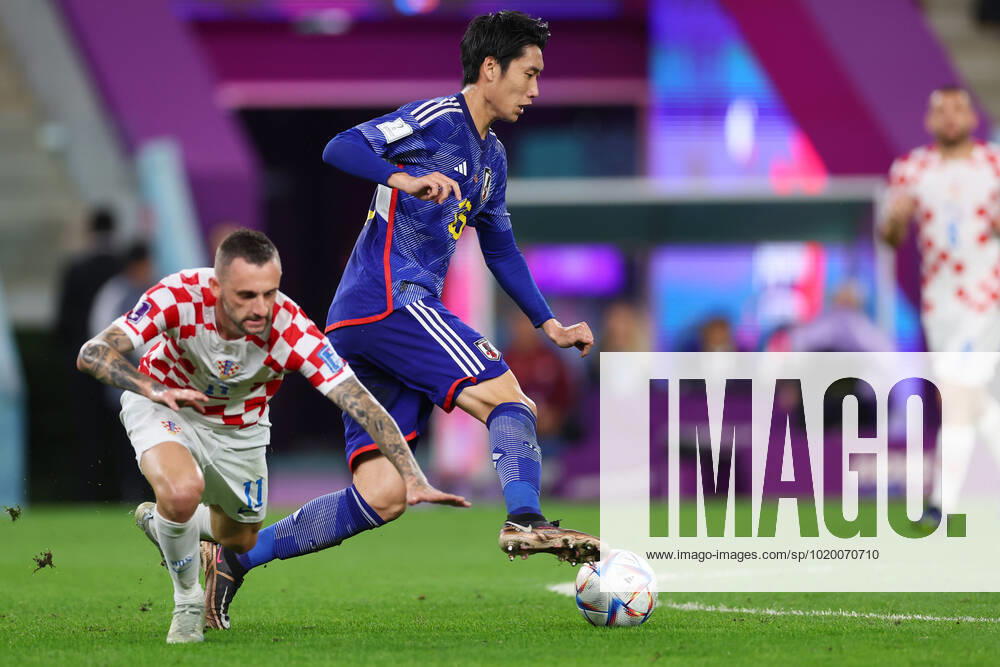 Daichi Kamada (JPN), DECEMBER 5, 2022 - Football Soccer : FIFA World Cup, WM, Weltmeisterschaft, Fussball Qatar 2022 round of 16 match between Japan - Croatia at Al Janoub Stadium in Al Wakrah, Qatar. (205587932)