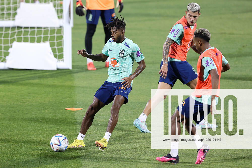 Brazil Training Session - FIFA World Cup, WM, Weltmeisterschaft, Fussball Qatar 2022 Fabinho of Brazil during Brazil training session at Al Arabi SC Stadium in Doha, Qatar on December 6, 2022. GoranxStanzl PIXSELL