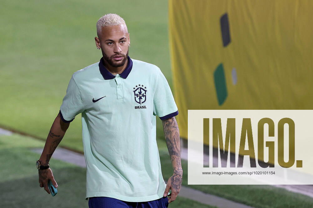Brazil Training Session - FIFA World Cup, WM, Weltmeisterschaft, Fussball Qatar 2022 Neymar of Brazil during Brazil training session at Al Arabi SC Stadium in Doha, Qatar on December 6, 2022. GoranxStanzl PIXSELL