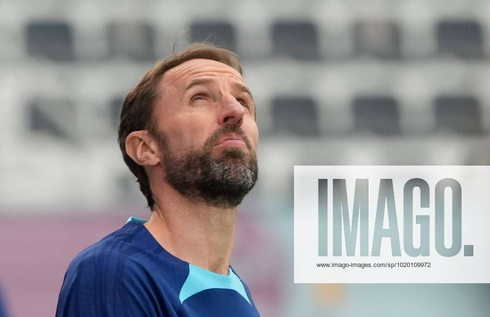 Mandatory Credit: Photo by Dave Shopland Shutterstock (13652017a) Manager Gareth Southgate England Training and press conference, PK, Pressekonferenz FIFA World Cup, WM, Weltmeisterschaft, Fussball 2022, Football, Al Wakrah Sports Complex, Al Wakrah, Qatar - 07 Dec 2022 Editorial Use Only England Training and Press Conference, FIFA World Cup 2022, Football, Al Wakrah Sports Complex, Al Wakrah, Qatar - 07 Dec 2022 Editorial Use Only