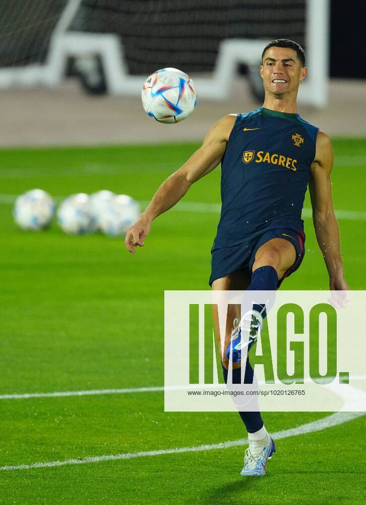 Mandatory Credit: Photo by Javier Garcia Shutterstock (13655708v) Cristiano Ronaldo of Portugal during training Portugal Training, FIFA World Cup, WM, Weltmeisterschaft, Fussball 2022, Football, Al Shahaniya SC Training Site, Al Shahaniya, Qatar - 08 Dec 2022 Editorial Use Only Portugal Training, FIFA World Cup 2022, Football, Al Shahaniya SC Training Site, Al Shahaniya, Qatar - 08 Dec 2022 Editorial Use Only