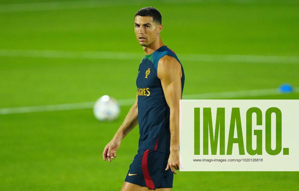Mandatory Credit: Photo by Javier Garcia Shutterstock (13655708au) Cristiano Ronaldo of Portugal during training Portugal Training, FIFA World Cup, WM, Weltmeisterschaft, Fussball 2022, Football, Al Shahaniya SC Training Site, Al Shahaniya, Qatar - 08 Dec 2022 Editorial Use Only Portugal Training, FIFA World Cup 2022, Football, Al Shahaniya SC Training Site, Al Shahaniya, Qatar - 08 Dec 2022 Editorial Use Only