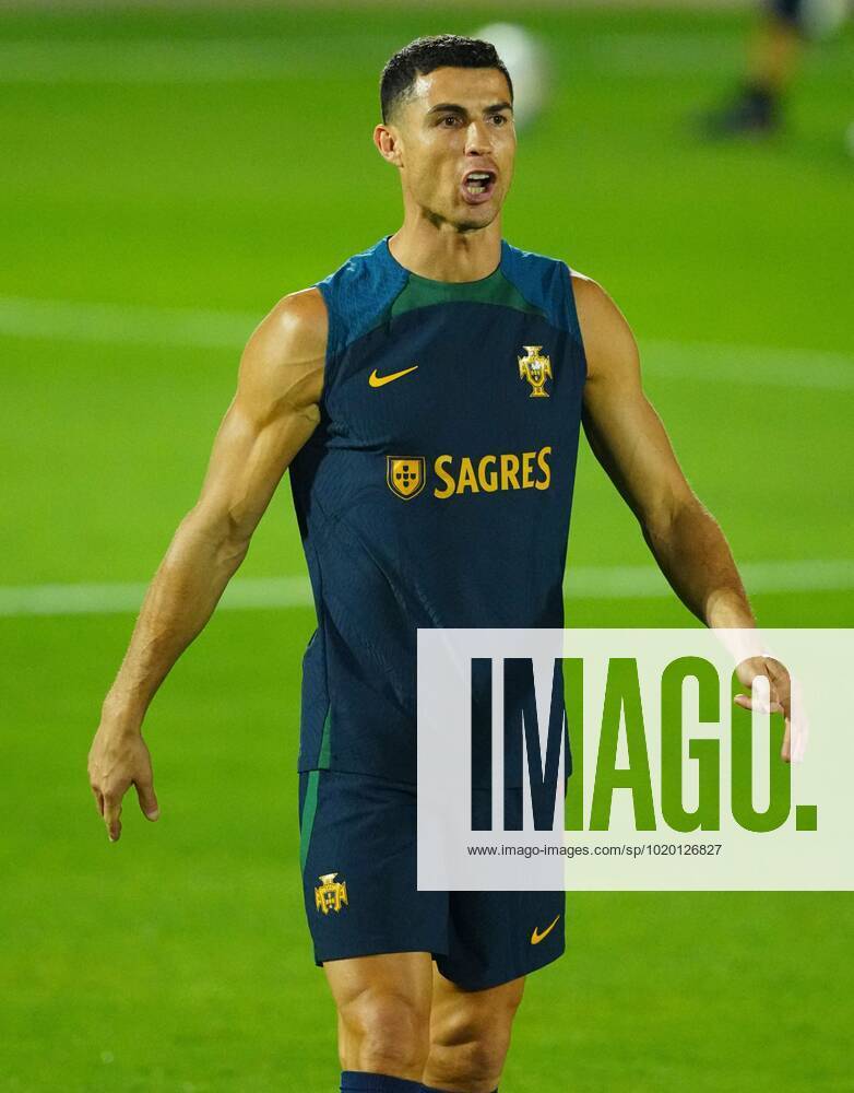 Mandatory Credit: Photo by Javier Garcia Shutterstock (13655708aj) Cristiano Ronaldo of Portugal during training Portugal Training, FIFA World Cup, WM, Weltmeisterschaft, Fussball 2022, Football, Al Shahaniya SC Training Site, Al Shahaniya, Qatar - 08 Dec 2022 Editorial Use Only Portugal Training, FIFA World Cup 2022, Football, Al Shahaniya SC Training Site, Al Shahaniya, Qatar - 08 Dec 2022 Editorial Use Only