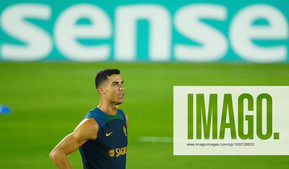 Mandatory Credit: Photo by Javier Garcia Shutterstock (13655708bb) Cristiano Ronaldo of Portugal during training Portugal Training, FIFA World Cup, WM, Weltmeisterschaft, Fussball 2022, Football, Al Shahaniya SC Training Site, Al Shahaniya, Qatar - 08 Dec 2022 Editorial Use Only Portugal Training, FIFA World Cup 2022, Football, Al Shahaniya SC Training Site, Al Shahaniya, Qatar - 08 Dec 2022 Editorial Use Only