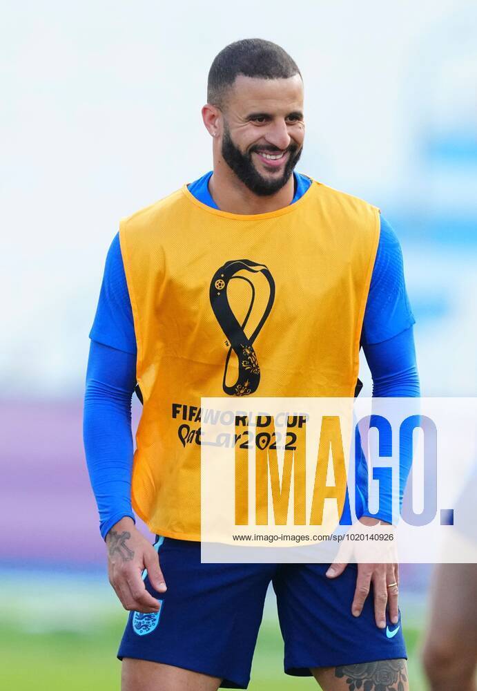 Mandatory Credit: Photo by Javier Garcia Shutterstock (13658575j) Kyle Walker of England England Training and press conference, PK, Pressekonferenz FIFA World Cup, WM, Weltmeisterschaft, Fussball 2022, Football, Al Wakrah Sports Complex, Al Wakrah, Qatar - 09 Dec 2022 Editorial Use Only England Training and Press Conference, FIFA World Cup 2022, Football, Al Wakrah Sports Complex, Al Wakrah, Qatar - 09 Dec 2022 Editorial Use Only