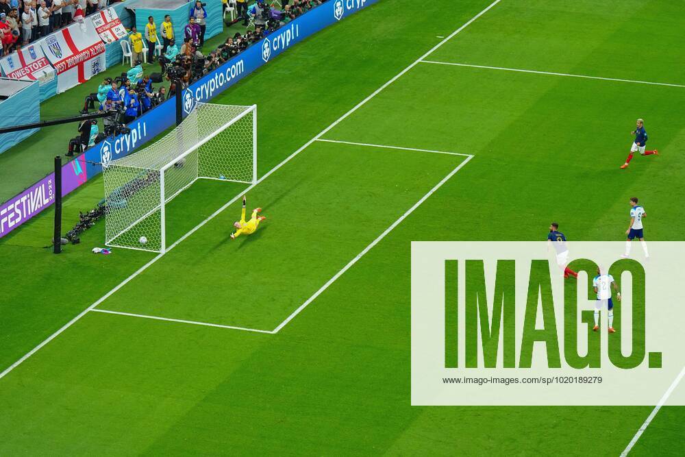 Mandatory Credit: Photo by Javier Garcia Shutterstock (13655768aj) England goalkeeper Jordan Pickford concedes the opening goal scored by Aurelien Tchouameni of France England v France, FIFA World Cup, WM, Weltmeisterschaft, Fussball 2022, Quarter Final, Football, Al Bayt Stadium, Al Khor, Qatar - 10 Dec 2022 Editorial Use Only England v France, FIFA World Cup 2022, Quarter Final, Football, Al Bayt Stadium, Al Khor, Qatar - 10 Dec 2022 Editorial Use Only