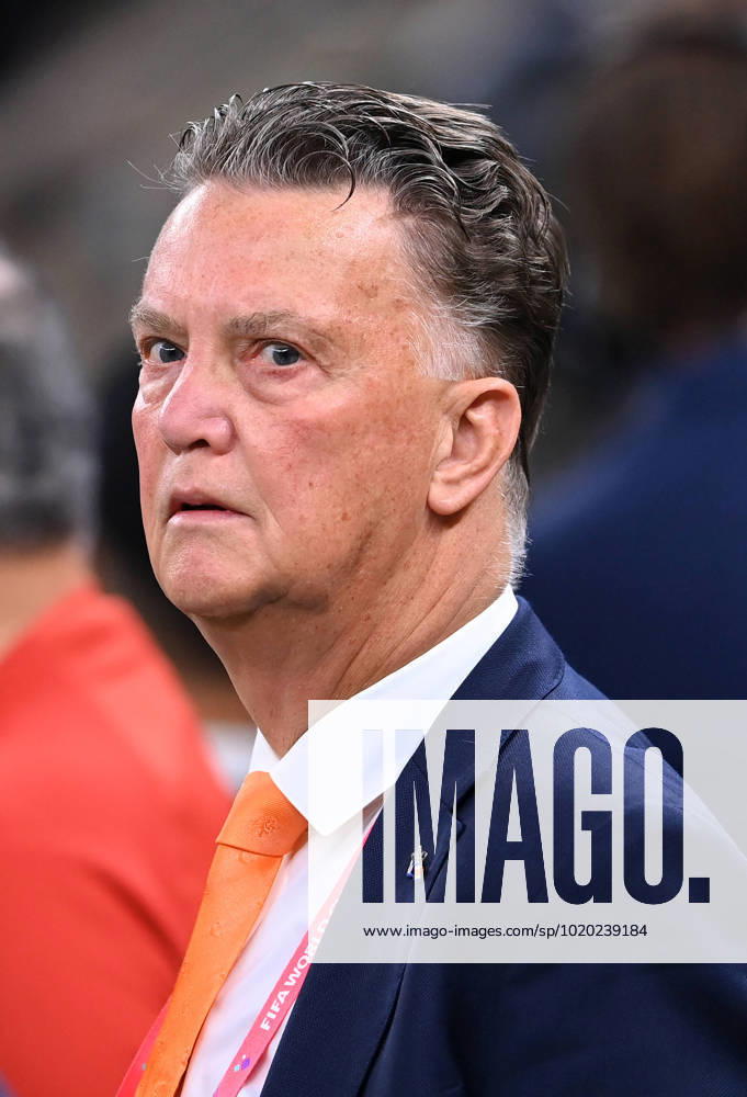 FOOTBALL World Cup 2022 quarterfinals Netherlands Argentina 09 12 2022 coach Louis van Gaal Netherlands