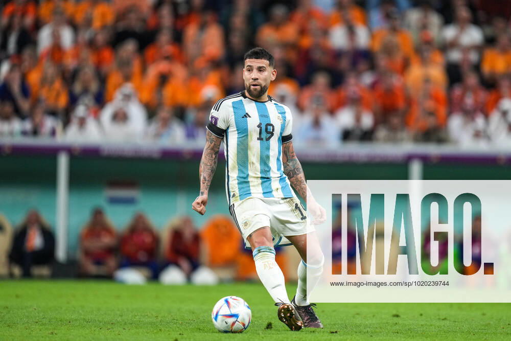 Netherlands v Argentina: Quarter Final - FIFA World Cup, WM, Weltmeisterschaft, Fussball Qatar 2022 (19) OTAMENDI Nicolas of team Argentina during the FIFA World Cup Qatar 2022, Quarterfinal match between Netherlands and Argentina at Lusail Stadium on 09 December 2022 in Lusail City, Qatar. Doha Qatar