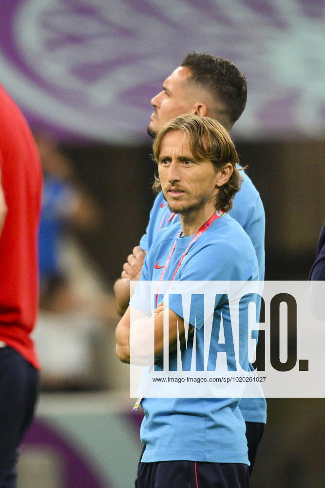 Reconnaissance du terrain - MODRIC Luka (CRO) FOOTBALL : Argentine vs Croatie - 1 2 finale - coupe du Monde Qatar 2022 - 13 12 2022 JBAutissier Panoramic