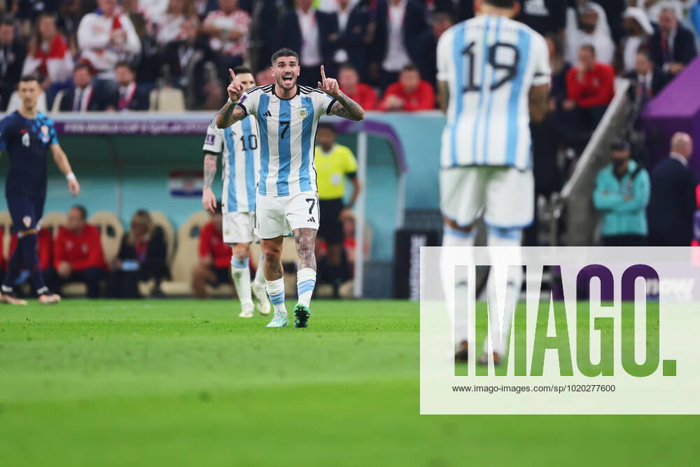 Rodrigo De Paul (ARG), DECEMBER 13, 2022 - Football Soccer : FIFA World Cup, WM, Weltmeisterschaft, Fussball Qatar 2022 semi-final match between Argentina 3-0 Croatia at Lusail Stadium in Lusail, Qatar. (206254388)
