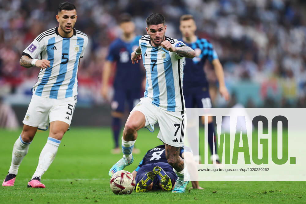 Rodrigo De Paul (ARG), DECEMBER 13, 2022 - Football Soccer : FIFA World Cup, WM, Weltmeisterschaft, Fussball Qatar 2022 semi-final match between Argentina 3-0 Croatia at Lusail Stadium in Lusail, Qatar. (206254573)