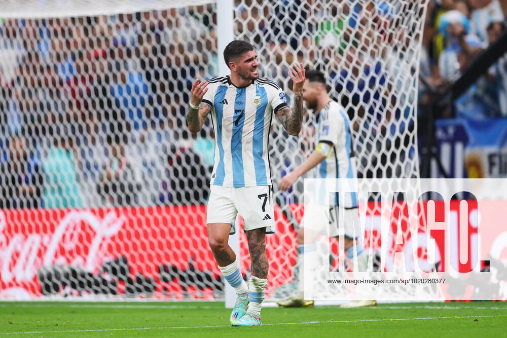 Rodrigo De Paul (ARG), DECEMBER 13, 2022 - Football Soccer : FIFA World Cup, WM, Weltmeisterschaft, Fussball Qatar 2022 semi-final match between Argentina 3-0 Croatia at Lusail Stadium in Lusail, Qatar. (206254683)