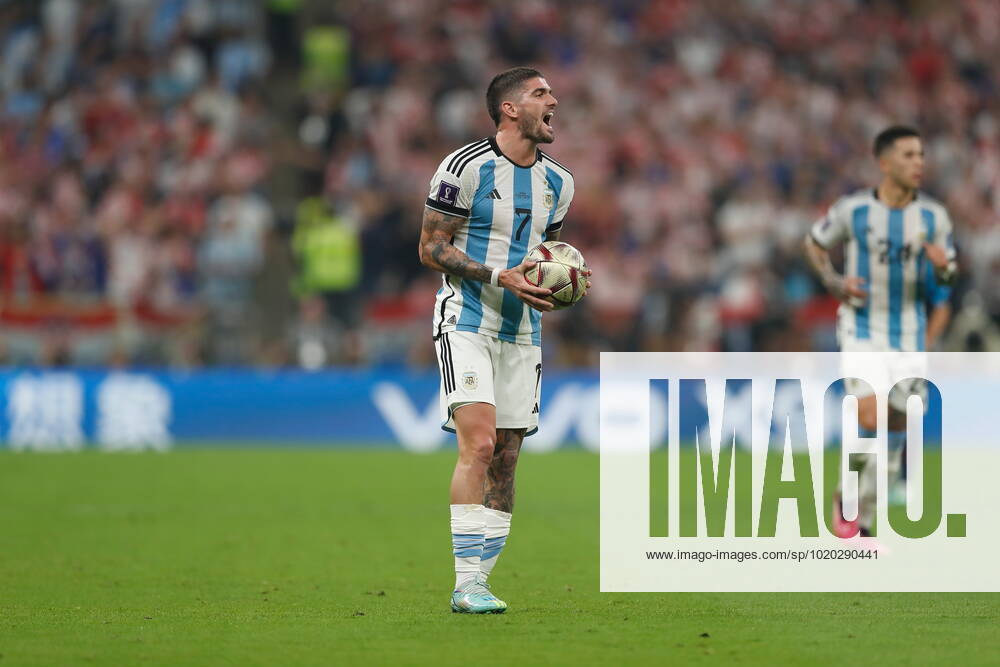 Rodrigo De paul (ARG), DECEMBER 13, 2022 - Football Soccer : FIFA World Cup, WM, Weltmeisterschaft, Fussball Qatar 2022 Semi-final match between Argentina 3-0 Croatia at the Lusail Stadium in Al Daayen, Qatar. Noxthirdxpartyxsales (206266578)