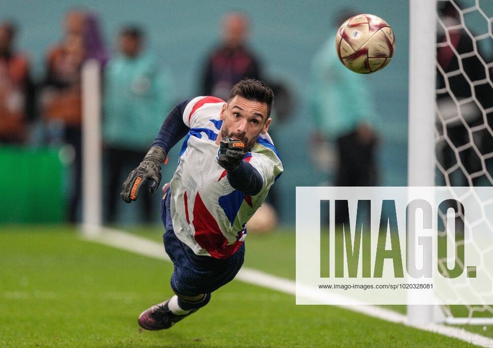 Mandatory Credit: Photo by Dave Shopland Shutterstock (13661844l) France goalkeeper Hugo Lloris warming up France v Morocco, FIFA World Cup, WM, Weltmeisterschaft, Fussball 2022, Semi Final, Football, Al Bayt Stadium, Al Khor, Qatar - 14 Dec 2022 Editorial Use Only France v Morocco, FIFA World Cup 2022, Semi Final, Football, Al Bayt Stadium, Al Khor, Qatar - 14 Dec 2022 Editorial Use Only