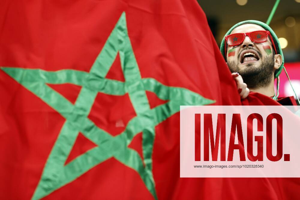 AL KHOR Supporters of Morocco during the FIFA World Cup Qatar 2022 Semifinal match between France and Morocco at Al Bayt Stadium on December 14, 2022 in Al Khor, Qatar AP Dutch Height MAURICE OF STONE FIFA World Cup Qatar 2022 2022 ANPxSportx xMauricexvanxSteenxWKxIVx 459420119 originalFilename: 459420119