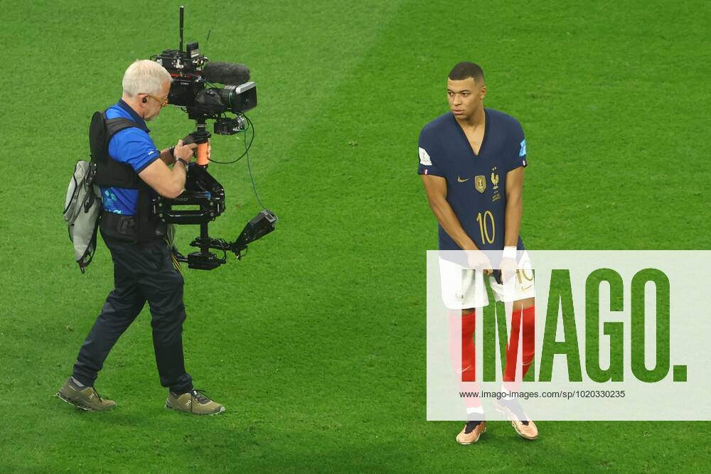Mandatory Credit: Photo by Kieran McManus Shutterstock (13661836l) Kylian Mbappe of France France v Morocco, FIFA World Cup, WM, Weltmeisterschaft, Fussball 2022, Semi Final, Football, Al Bayt Stadium, Al Khor, Qatar - 14 Dec 2022 Editorial Use Only France v Morocco, FIFA World Cup 2022, Semi Final, Football, Al Bayt Stadium, Al Khor, Qatar - 14 Dec 2022 Editorial Use Only