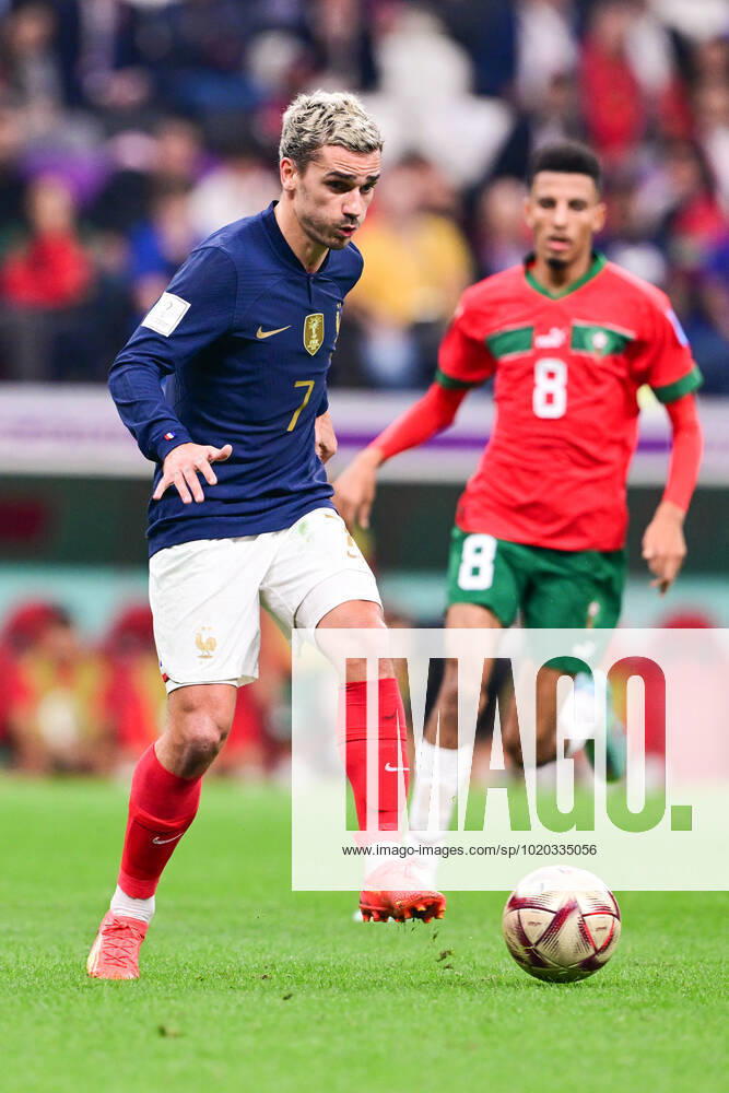 FOOTBALL World Cup 2022 semifinal France Morocco 14 12 2022 Antoine Griezmann France