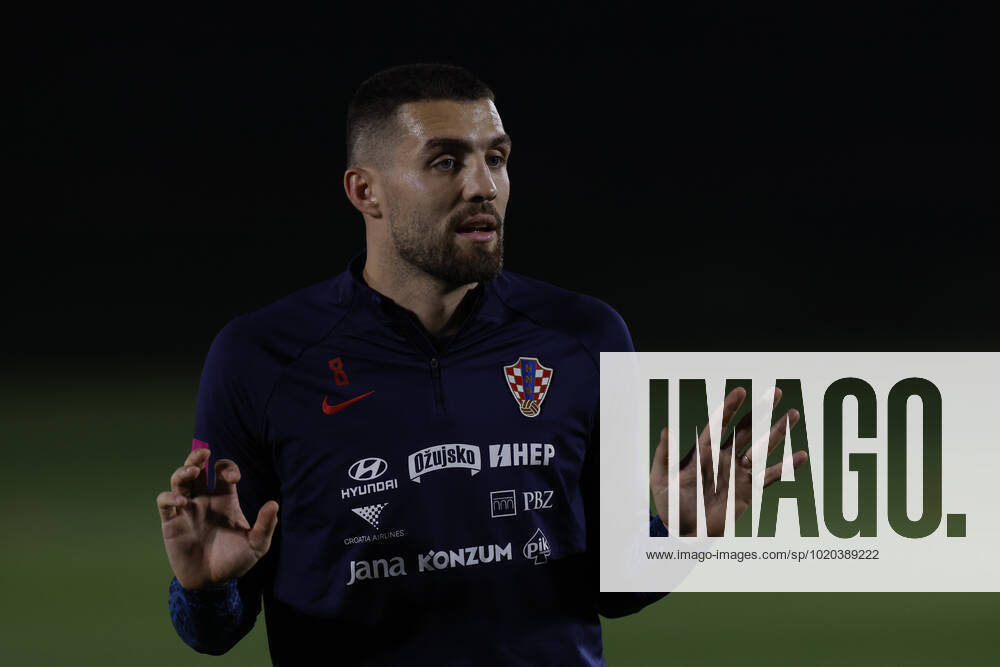Croatia s midfielder Mateo Kovacic participates in his national team, Nationalteam s training session in Doha, Qatar, 15 December 2022. Croatia is to face Morocco in a FIFA World Cup, WM, Weltmeisterschaft, Fussball Qatar 2022 match for the third and fourth place on 17 December. Croatia s training session !ACHTUNG: NUR REDAKTIONELLE NUTZUNG!