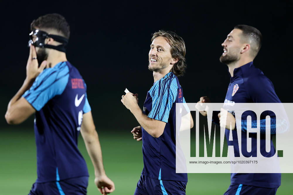 Training of the Croatian national football team Luka Modric during the training of the Croatian national football team at Al Ersal 3 camp in Doha, Qatar on December 15, 2022. GoranxStanzl PIXSELL