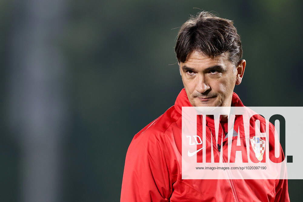 Training of the Croatian national football team Head coach Zlatko Dalic during the training of the Croatian national football team at Al Ersal 3 camp in Doha, Qatar on December 15, 2022. GoranxStanzl PIXSELL