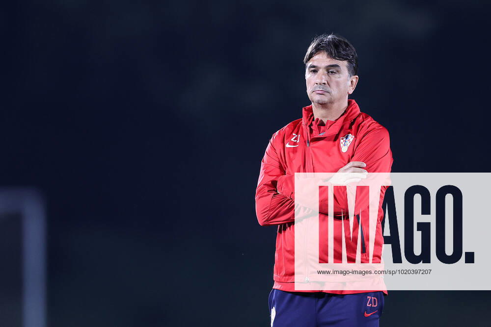 Training of the Croatian national football team Head coach Zlatko Dalic during the training of the Croatian national football team at Al Ersal 3 camp in Doha, Qatar on December 15, 2022. GoranxStanzl PIXSELL