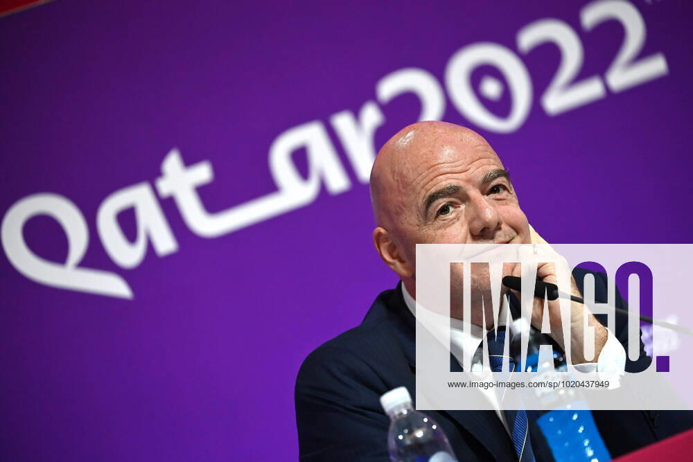 FIFA President Gianni INFANTINO, single image,cropped single image,portrait,portrait FIFA Press Conference on 16 22 2022 Closing Ceremony, Football World Cup 20122 in Qatar from 20 11 18 12 2022