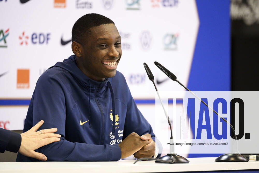 KOLO MUANI Randal (FRA) FOOTBALL : Conference de presse de l equipe de France - coupe du Monde Qatar 2022 - 16 12 2022 JBAutissier Panoramic