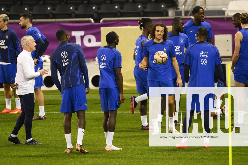 GUENDOUZI Matteo (FRA) FOOTBALL : Entrainement de l Equipe de France - coupe du Monde Qatar 2022 - 16 12 2022 JBAutissier Panoramic
