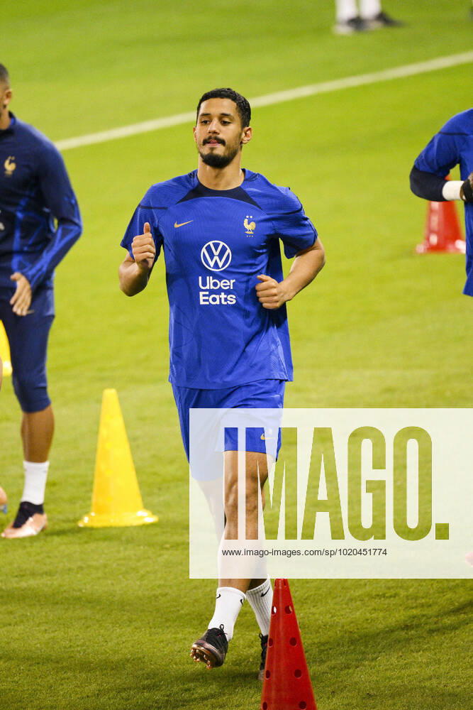 SALIBA William (FRA) FOOTBALL : Entrainement de l Equipe de France - coupe du Monde Qatar 2022 - 16 12 2022 JBAutissier Panoramic